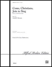 Come Christians Join to Sing Instrumental Parts choral sheet music cover